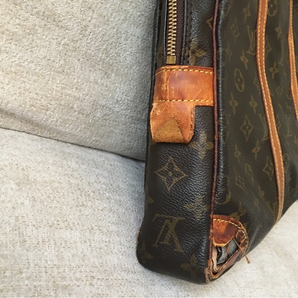 🟤FIRM-Vintage Authentic Vuitton Monogram Porte Documents Case Large Bag *LOWEST* - Picture 8 of 15